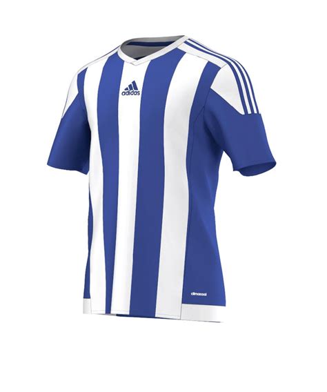 adidas Striped 15 Trikot kurzarm Dunkelblau Weiss